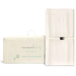 Naturepedic Organic Cotton 2-Sided Contoured Changing Pad - Natural