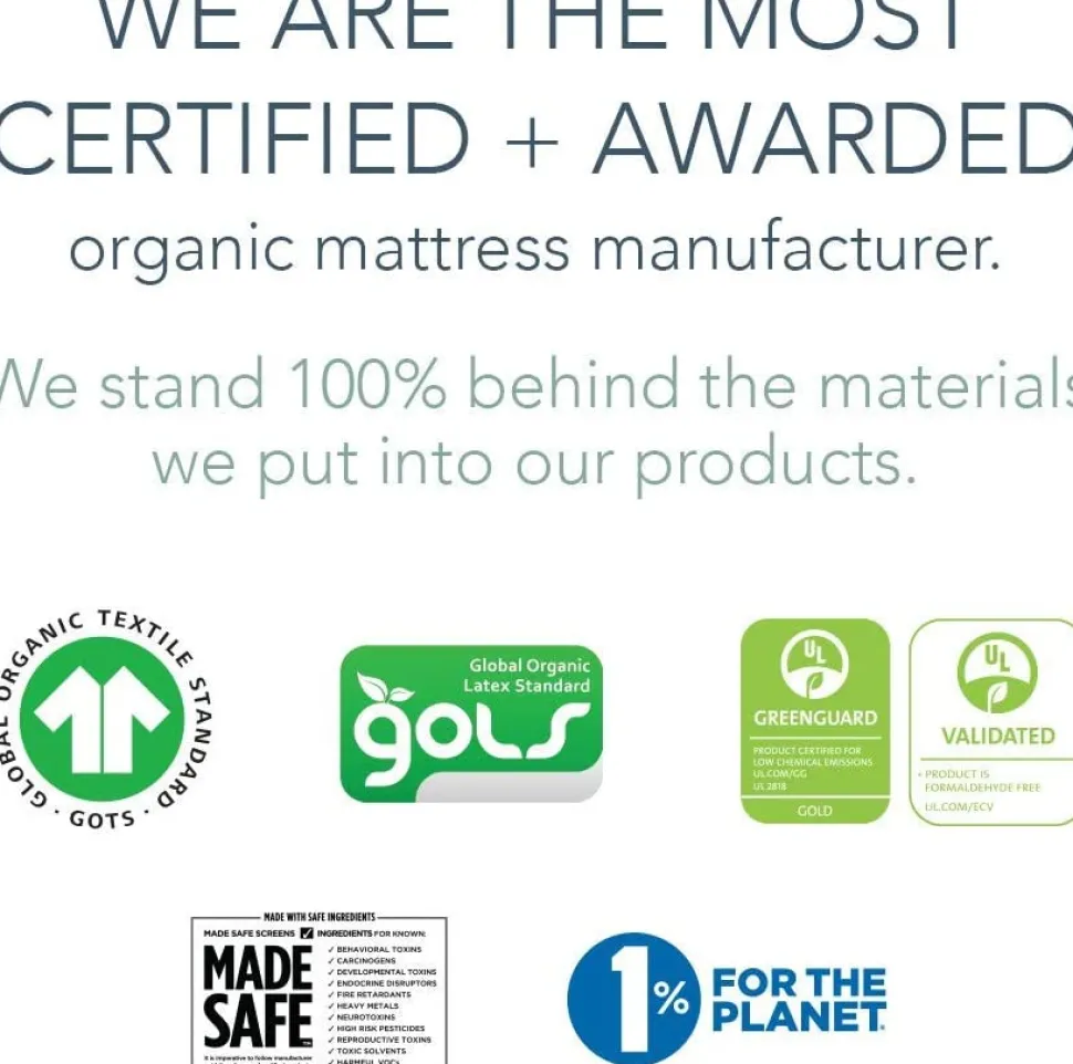 Naturepedic Organic VERSE Twin Mattress