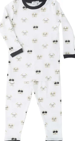 Noomie 2 Piece Pajamas - Black Bulldog (18-24M)