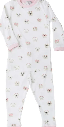Noomie 2 Piece Pajamas - Pink Bulldog (18-24M)