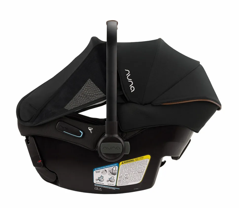 Nuna DEMI Next Stroller with Rider Board + PIPA urbn Travel System - Caviar
