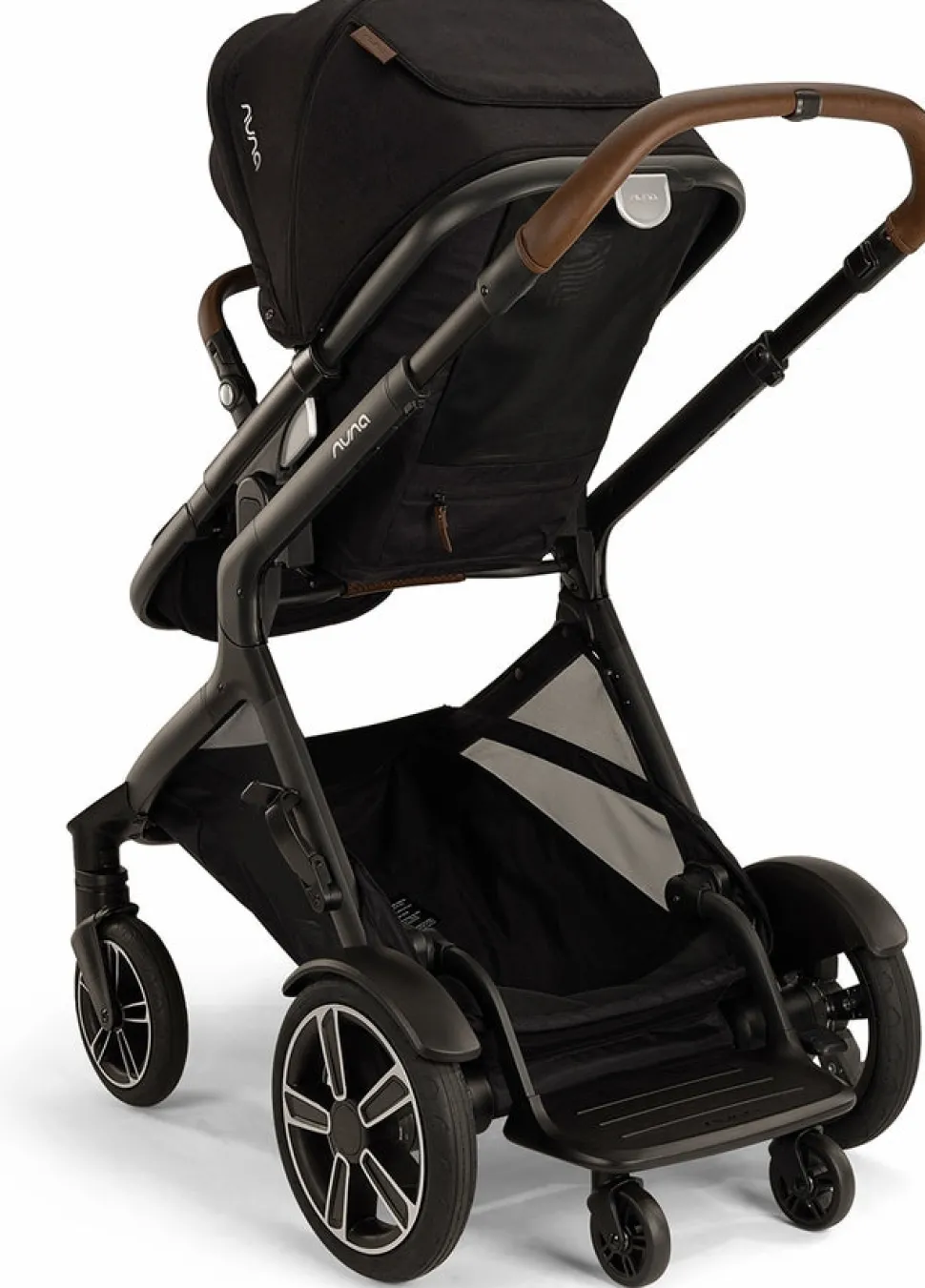 Nuna DEMI Next Stroller with Rider Board + PIPA urbn Travel System - Caviar