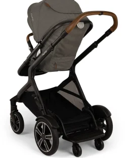 Nuna DEMI Next Stroller with Rider Board + DEMI Next Bassinet with Stand Bundle - Granite