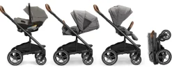 Nuna MIXX next + PIPA urbn Travel System - Granite