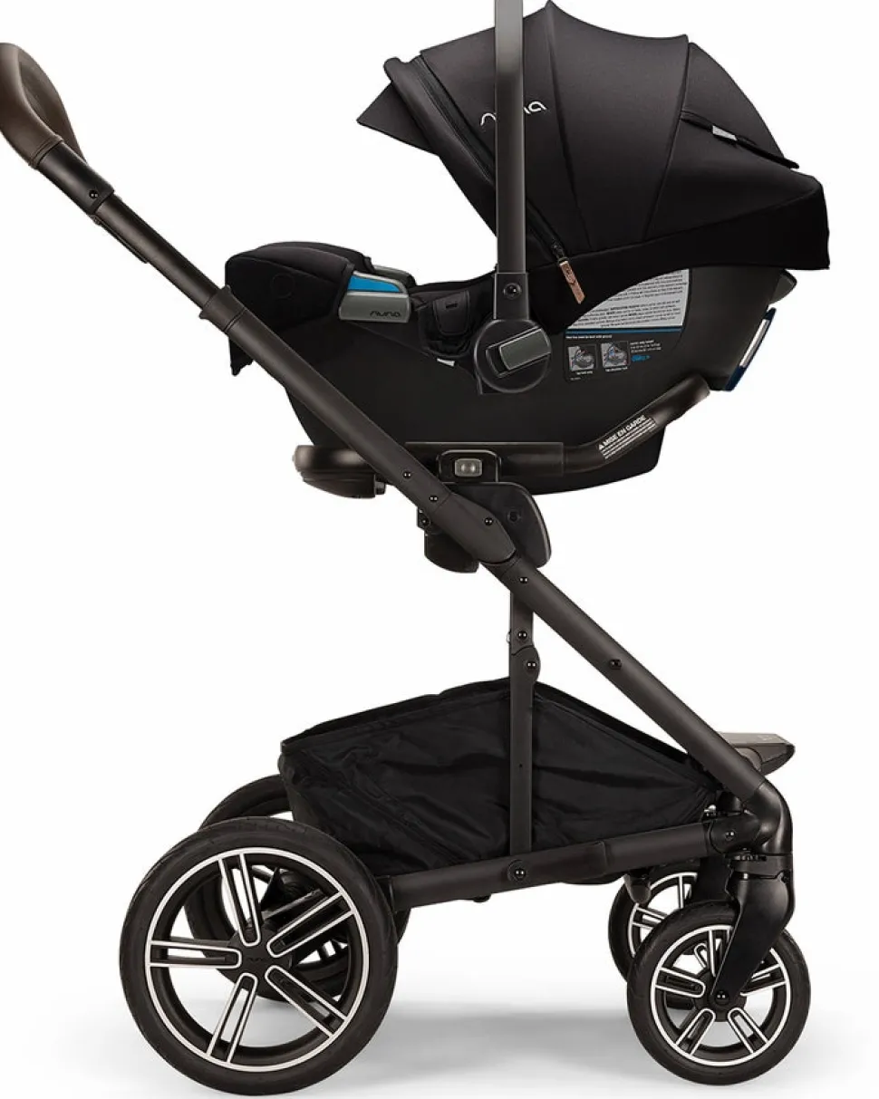 Nuna MIXX Next with Magnetic Buckle + PIPA Aire RX Travel System Bundle - Biscotti / Biscotti