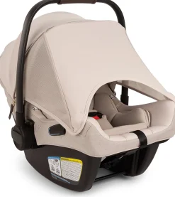 Nuna PIPA Aire RX Infant Car Seat + PIPA RELX Base with Load Leg - Biscotti