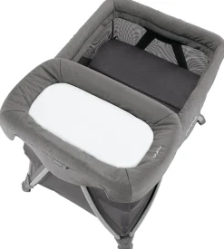 Nuna SENA Aire Playard with Zip-Off Bassinet + Changer (One Box) - Granite