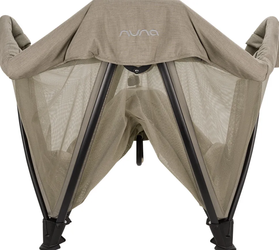 Nuna SENA Aire Playard with Zip-Off Bassinet - Hazelwood