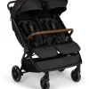 Nuna TRVL dubl Lightweight Side by Side Double Stroller - Caviar