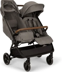 Nuna TRVL dubl Lightweight Side by Side Double Stroller - Granite