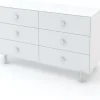 Oeuf 6 Drawer Dresser - Classic - White