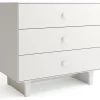 Oeuf 3 Drawer Dresser - Rhea - White