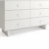 Oeuf 6 Drawer Dresser - Rhea - White