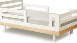 Oeuf Classic Toddler Bed - White/Birch