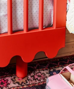 Oeuf Moss Crib - Red - Tomato