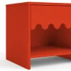 Oeuf Moss Night Stand - Red - Tomato
