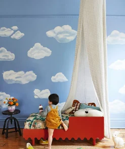 Oeuf Moss Toddler Bed - Red - Tomato