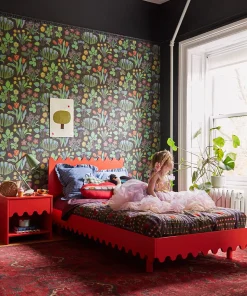 Oeuf Moss Twin Bed - Red - Tomato