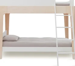 Oeuf Perch Bunk Bed - Twin Size - White/Birch