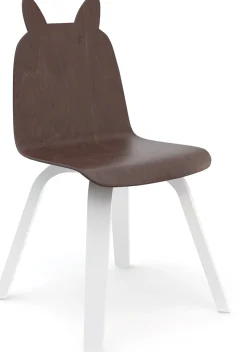 Oeuf Rabbit Play Chair (Set of 2) - White/Walnut
