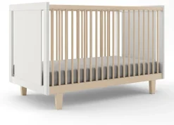 Oeuf Rhea Crib - White/Birch