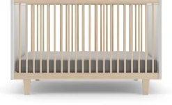 Oeuf Rhea Crib - White/Birch