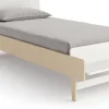 Oeuf River Twin Bed - White/Birch