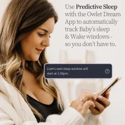 Owlet Cam 2 & Dream Sock Duo Smart Baby Monitoring System - Deep Sea Green