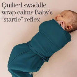 Owlet Dream Sleeper with Swaddle - Deep Sea Green (0-3 months)
