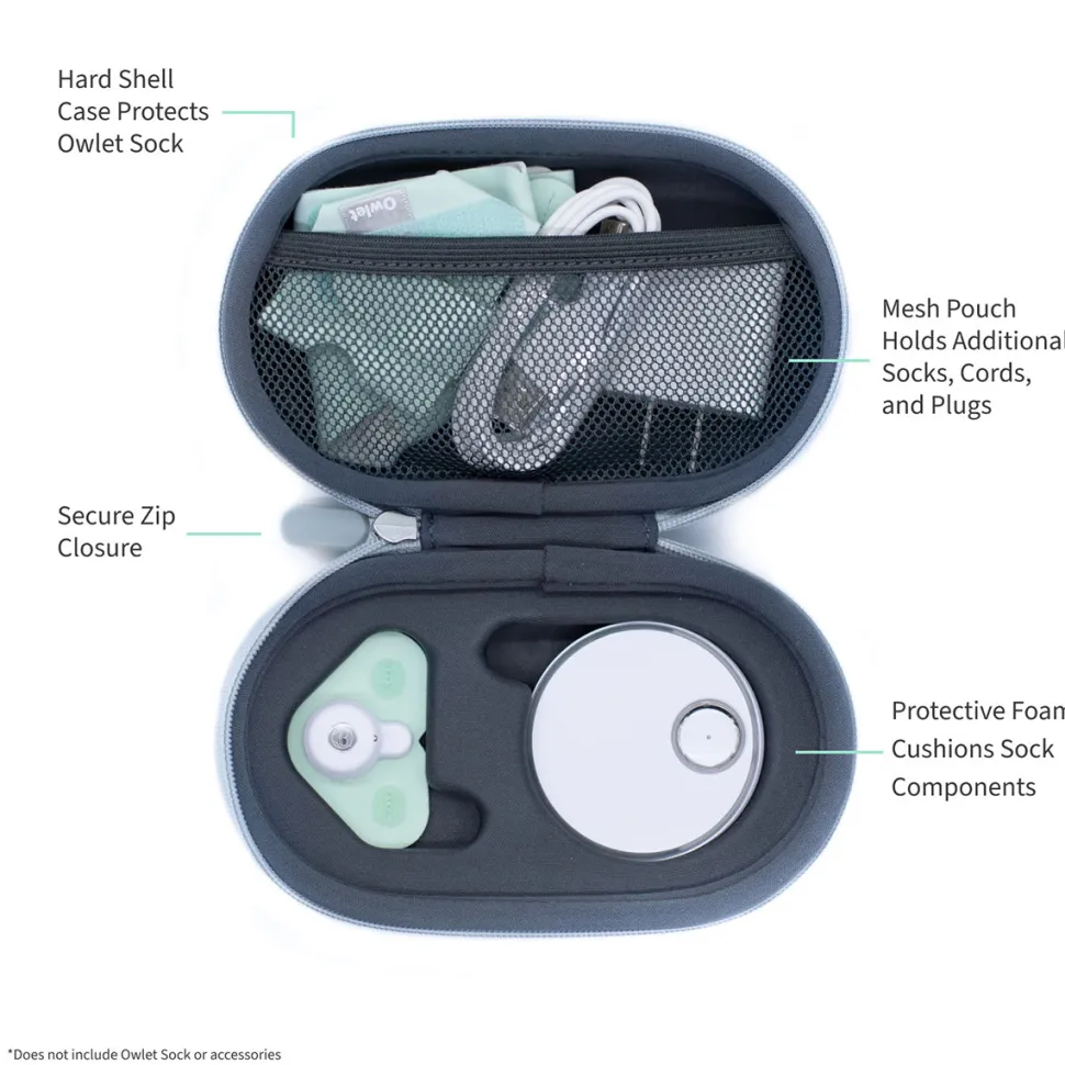 Owlet Sock Travel Case