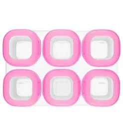 OXO Tot Baby Blocks Freezer Storage Containers, 2 oz - Pink