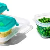 OXO Tot Silicone Freezer Storage Containers, 4 oz - Teal