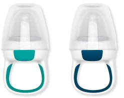 OXO Tot Silicone Self-Feeder 2 Pack - Teal / Navy