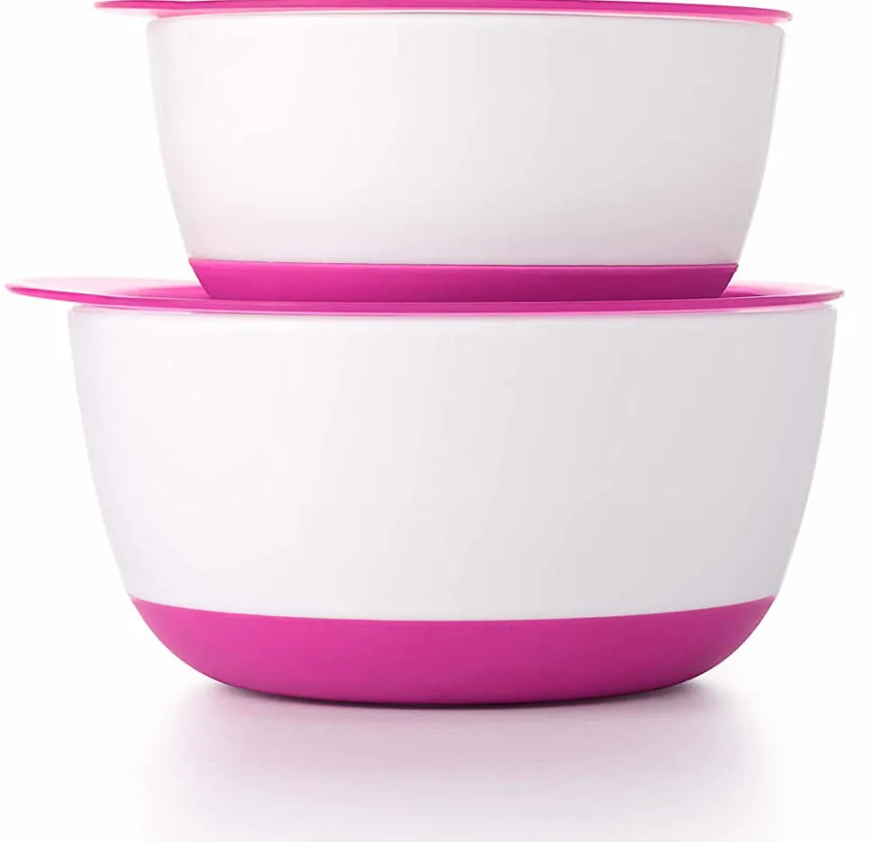 OXO Tot Small & Large Bowl Set - Pink
