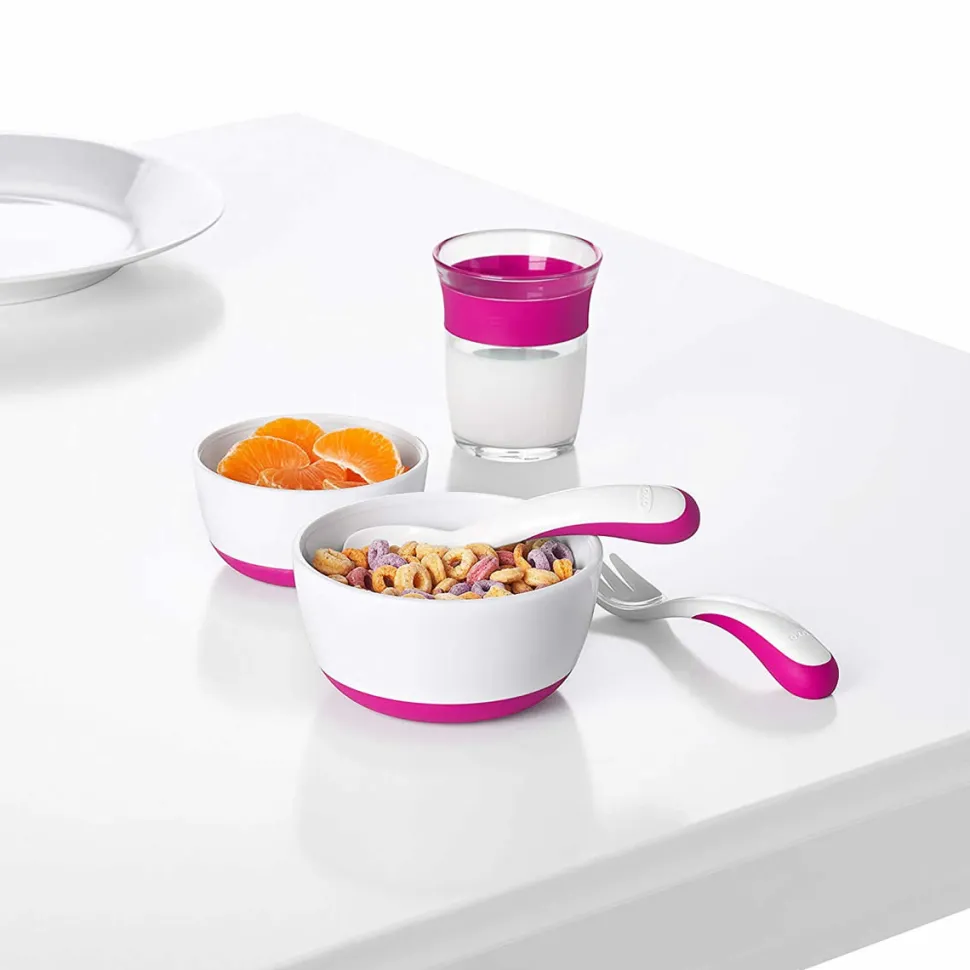 OXO Tot Small & Large Bowl Set - Pink