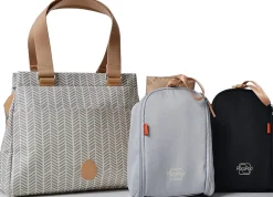 PacaPod Richmond Diaper Bag - Dove Herringbone