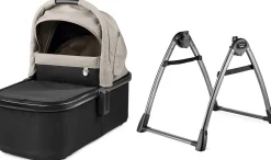 Peg Perego Bassinet With Home Stand - Vanilla Blend
