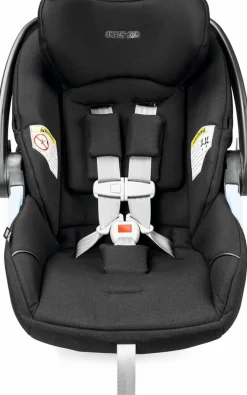 Peg Perego City Loop Chassis + Primo Viaggio Lounge Infant Car Seat Bundle - Black / True Black