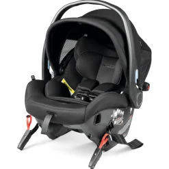 Peg Perego City Loop Twin Stroller + Primo Viaggio Urban Mobility Travel System Bundle - Black / Vanilla Blend / True Black