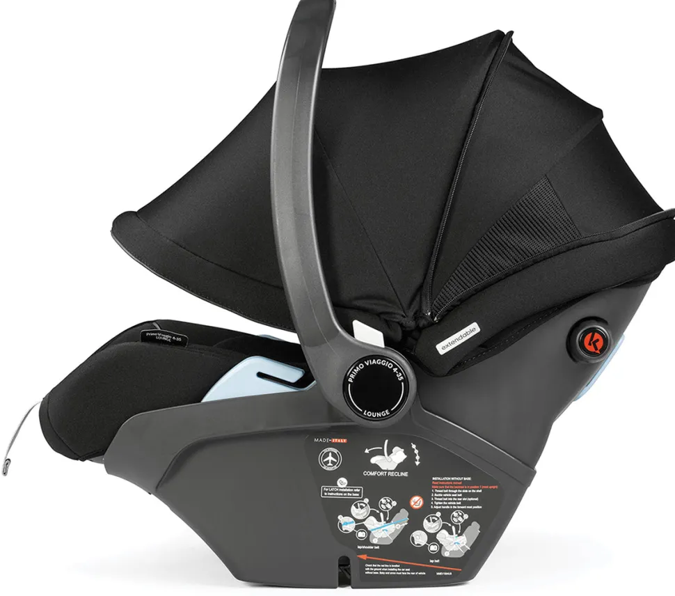 Peg Perego Primo Viaggio Lounge on Wheels - True Black