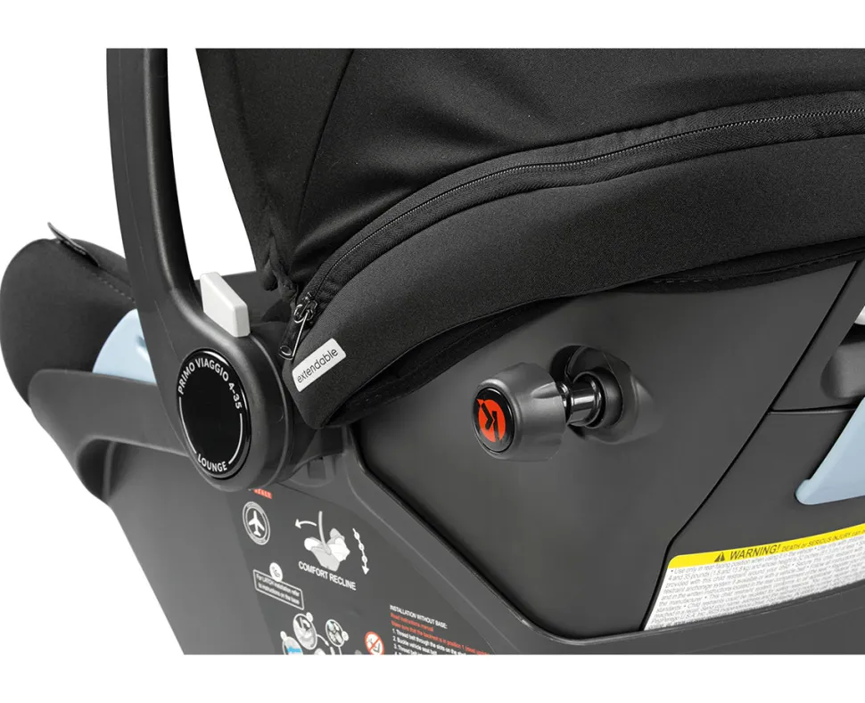 Peg Perego Primo Viaggio Lounge on Wheels - True Black
