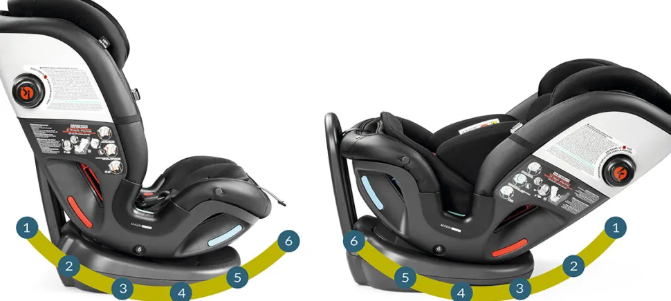 Peg Perego Primo Viaggio All In One Convertible Car Seat - Licorice