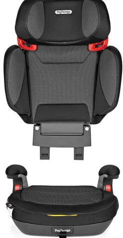 Peg Perego Viaggio Shuttle Plus 120 Belt Positioning Booster Car Seat - Crystal Black