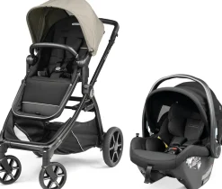 Peg Perego YPSI + Primo Viaggio 4-35 Nido K Travel System Bundle - Vanilla Blend / True Black