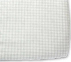 Petit Pehr Crib Sheet - Checkmate Fog