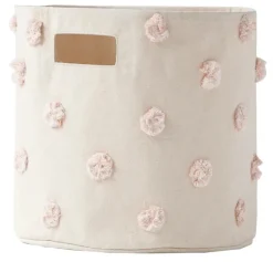 Petit Pehr Pom Pom Basket - Bin - Blush