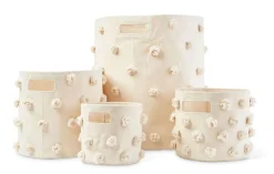 Petit Pehr Pom Pom Basket - Hamper - Natural