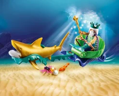Playmobil King of the Sea with Shark Carriage