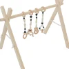 Poppyseed Play Wooden Baby Gym - Natural / Black Toys