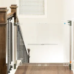Qdos Crystal Hardware Mount Gate - Chrome